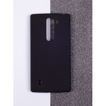 Пластиковый матовый непрозрачный чехол для LG Magna Черный
