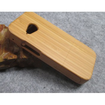 Натуральный деревянный сборный чехол накладка из Бамбука для HTC One mini 2