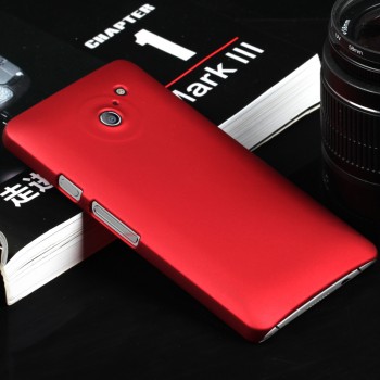 Пластиковый чехол серия Metallic для Huawei Ascend D2 Красный