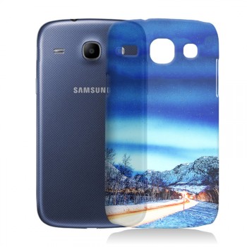 Пластиковый матовый дизайнерский чехол с УФ-принтом для Samsung Galaxy Core