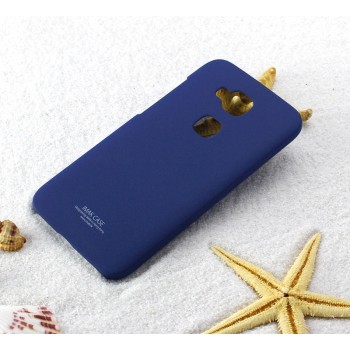 Пластиковый матовый чехол с повышенной шероховатостью для Huawei G8 Синий