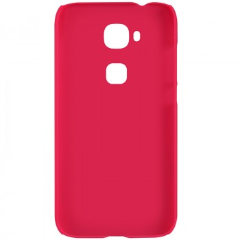 Пластиковый матовый нескользящий премиум чехол для Huawei G8 Красный