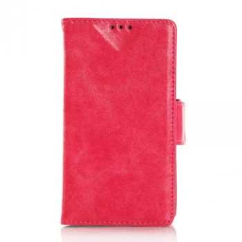 Глянцевый чехол портмоне подставка с защелкой для Nokia Lumia 530 Пурпурный