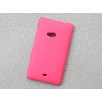 Пластиковый матовый непрозрачный чехол для Nokia Lumia 625 Пурпурный