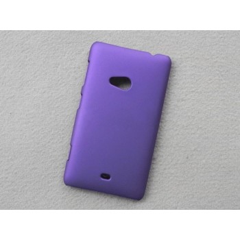 Пластиковый матовый непрозрачный чехол для Nokia Lumia 625 Фиолетовый
