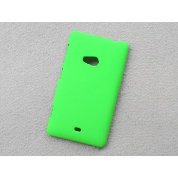 Пластиковый матовый непрозрачный чехол для Nokia Lumia 625 Зеленый