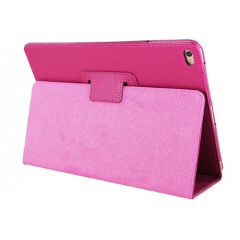 Чехол подставка с рамочной защитой и резинкой держателем для стилуса для Ipad Mini 4 Пурпурный