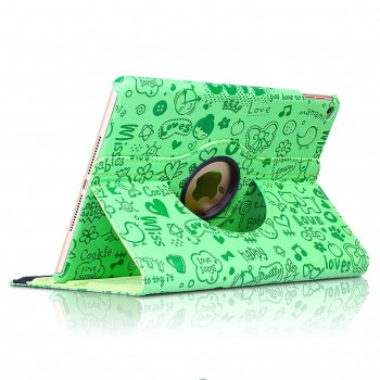 Текстурный чехол подставка роторный для Ipad Mini 4 Зеленый