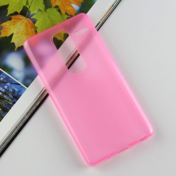 Силиконовый матовый чехол для LG Class Розовый