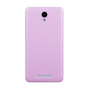 Силиконовый непрозрачный чехол для Xiaomi RedMi Note 2 Розовый