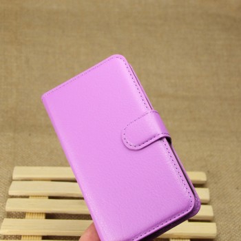 Чехол портмоне подставка с защелкой для LG L70 Фиолетовый