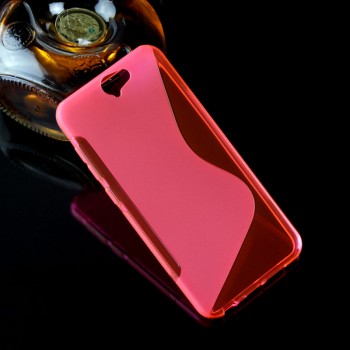 Силиконовый S чехол для HTC One A9 Розовый