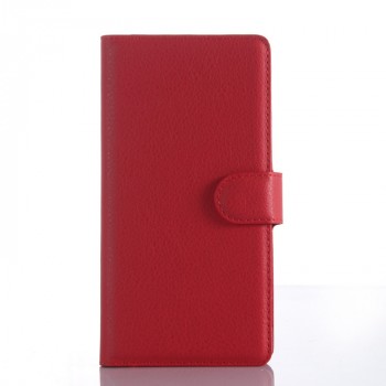 Чехол портмоне подставка на силиконовой основе с защелкой для Sony Xperia Z5 Premium Красный