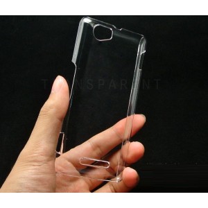 Пластиковый транспарентный чехол для Sony Xperia M