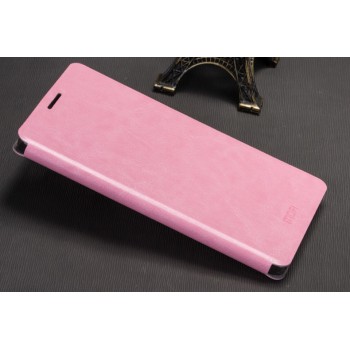 Чехол флип подставка водоотталкивающий для Microsoft Lumia 950 XL Розовый
