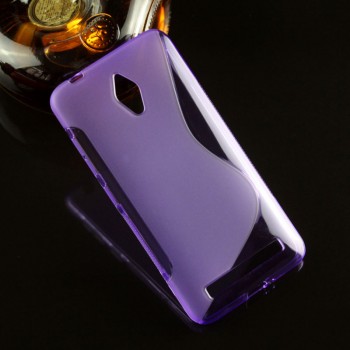 Силиконовый S чехол для ASUS Zenfone Go Фиолетовый