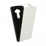 Чехол вертикальная книжка на пластиковой основе с магнитной застежкой для LG G4 S, цвет Белый