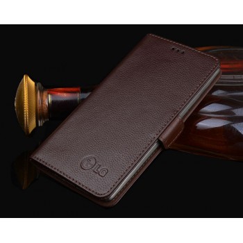 Кожаный чехол портмоне (нат. кожа) для LG V10