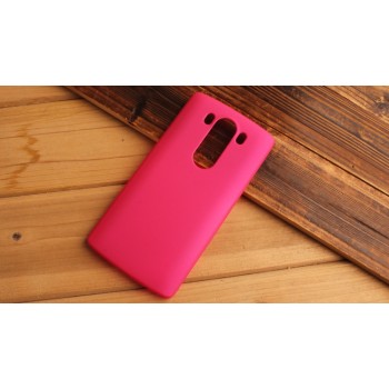Пластиковый матовый непрозрачный чехол для LG V10 Пурпурный