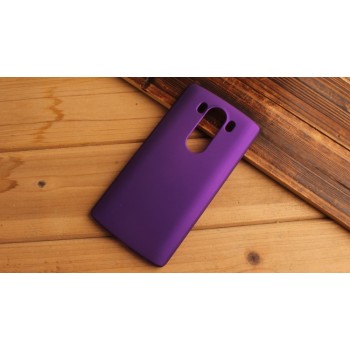 Пластиковый матовый непрозрачный чехол для LG V10 Фиолетовый