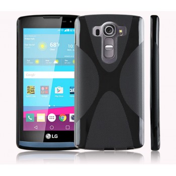 Силиконовый X чехол для LG V10 Черный