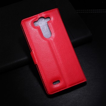 Чехол портмоне подставка с защелкой для LG G3 S Красный