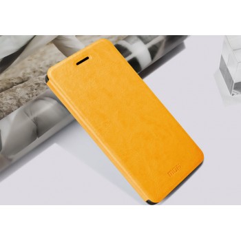 Чехол флип подставка водоотталкивающий для HTC Desire 728 Желтый
