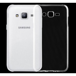 Силиконовый глянцевый транспарентный чехол для Samsung Galaxy J7