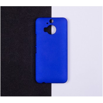 Пластиковый матовый непрозрачный чехол для HTC One ME Синий