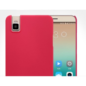 Пластиковый матовый нескользящий премиум чехол для Huawei ShotX Красный
