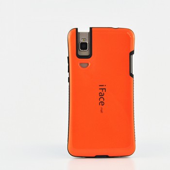 Эргономичный силиконовый непрозрачный чехол с нескользящими гранями для Huawei ShotX Оранжевый