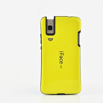 Эргономичный силиконовый непрозрачный чехол с нескользящими гранями для Huawei ShotX Желтый