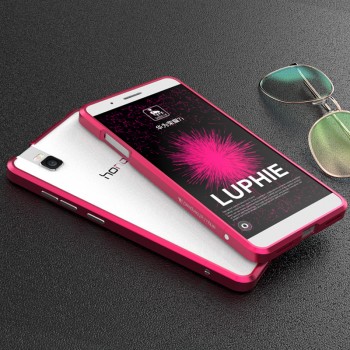 Металлический округлый бампер сборного типа для Huawei ShotX Пурпурный