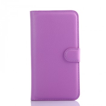 Чехол портмоне подставка на магнитной защелке для Samsung Galaxy J7 Фиолетовый