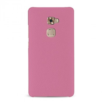 Кожаная накладка (нат. Кожа премиум) для Huawei Mate S Розовый