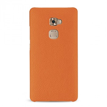 Кожаная накладка (нат. Кожа премиум) для Huawei Mate S Оранжевый