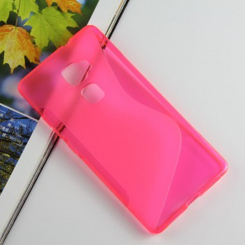 Силиконовый матовый чехол с нескользящей текстурой S для Huawei Mate S Розовый