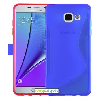 Силиконовый S чехол для Samsung Galaxy A5 (2016) Синий