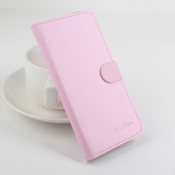 Чехол портмоне подставка с защелкой для Alcatel One Touch Pixi 3 (4.5) Розовый