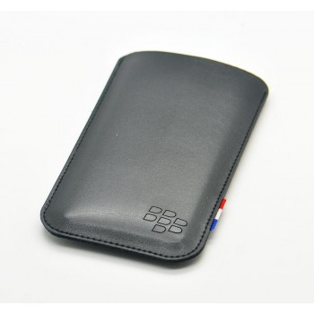 Кожаный мешок для Blackberry Priv Черный