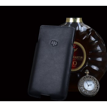 Кожаный вощеный мешок (нат. кожа) для Blackberry Priv