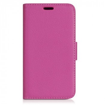 Чехол портмоне подставка с защелкой на пластиковой основе для Samsung Galaxy S5 Active Пурпурный