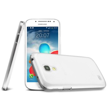 Пластиковый ультратонкий чехол для Samsung Galaxy S4 Mini Белый