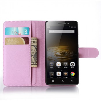 Чехол портмоне подставка с защелкой для Lenovo Vibe P1m Розовый