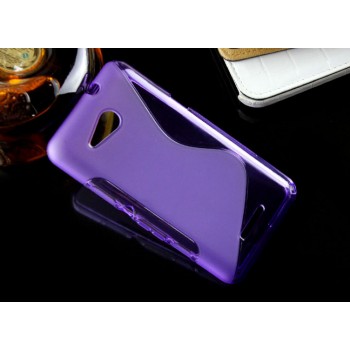 Силиконовый S чехол для Sony Xperia E4g Фиолетовый