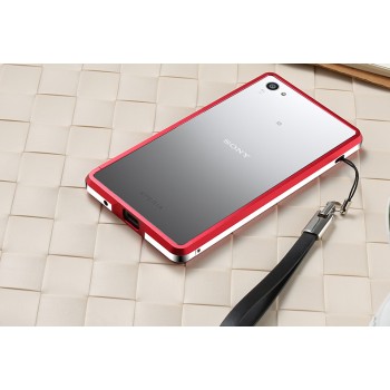Металлический двухцветный бампер для Sony Xperia Z5 Compact Красный