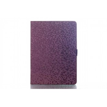 Чехол книжка подставка текстура Алмаз на поликарбонатной основе с магнитной защелкой для Samsung Galaxy Tab S 10.5 Фиолетовый