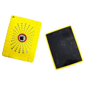 Дизайнерский силиконовый матовый антиударный чехол для Ipad Pro Желтый