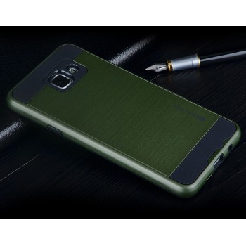 Гибридный чехол накладка силикон/поликарбонат для Samsung Galaxy A7 (2016) Зеленый