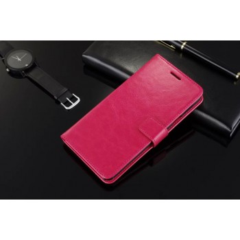 Глянцевый чехол портмоне подставка с защелкой для Samsung Galaxy A5 (2016) Пурпурный